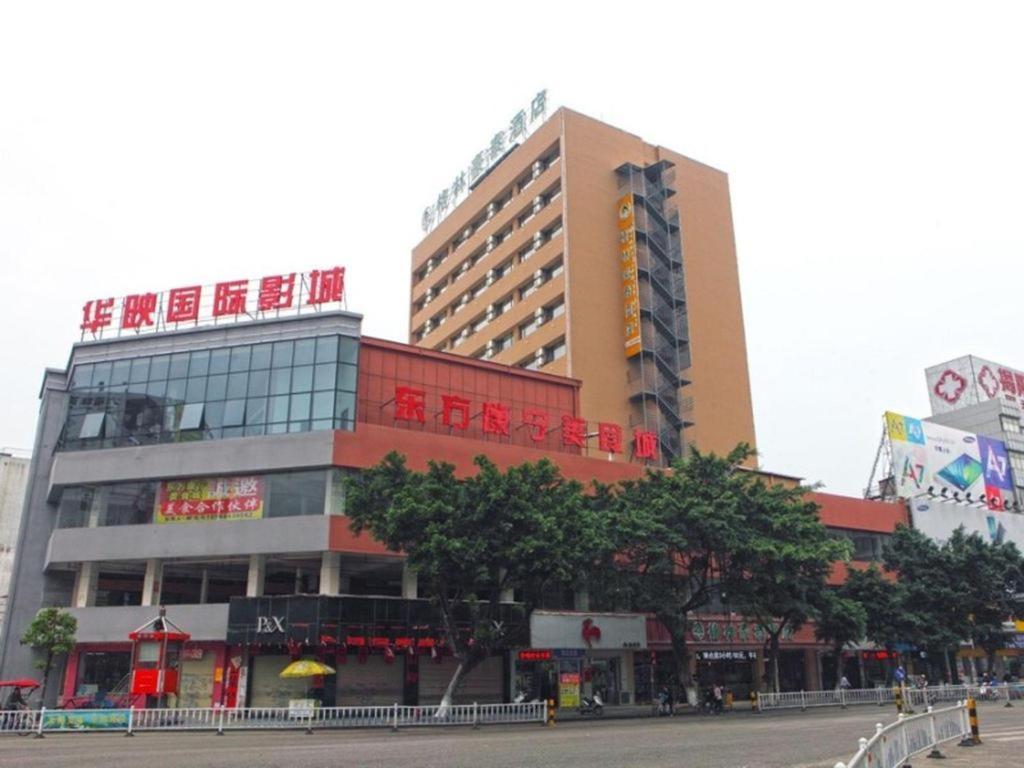 Greentree Inn Guangdong Jieyang Bus Terminal Station Ronghua Avenue Business Hotel Exteriér fotografie